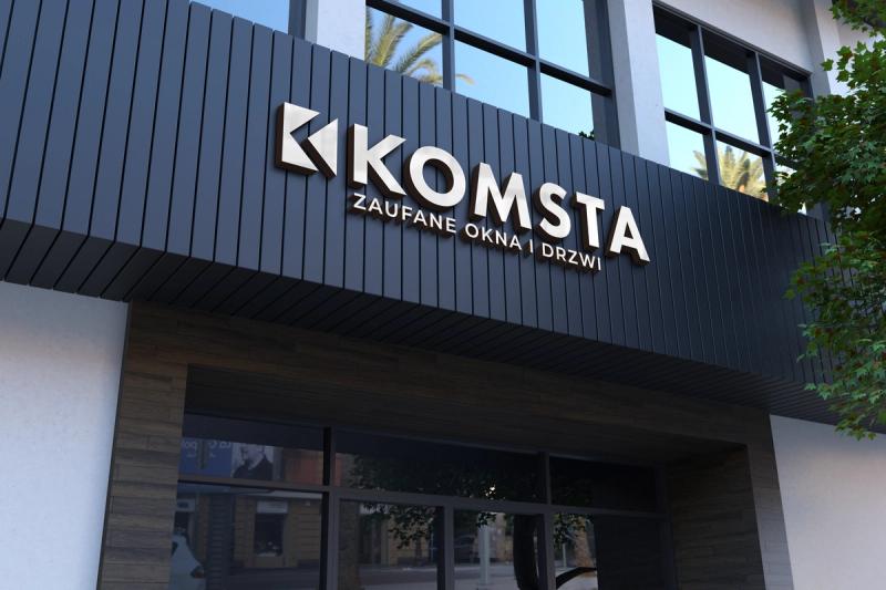 Komsta — branding i materiały